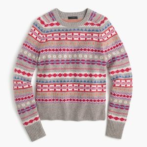 J. Crew Holly Sweater in Fair Isle